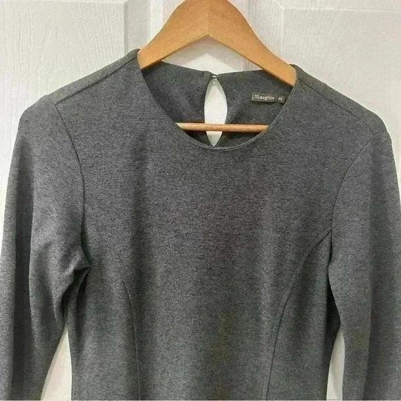 J McLaughlin Ladies Catalina Cloth Leopard Print Midi Dress Gray & Black size XS - Picture 5 of 10